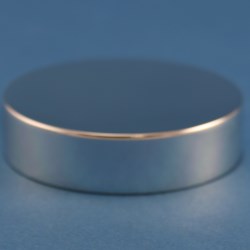 58mm 400 Shiny Silver Aluminium Overshelled Cap with EPE Liner
